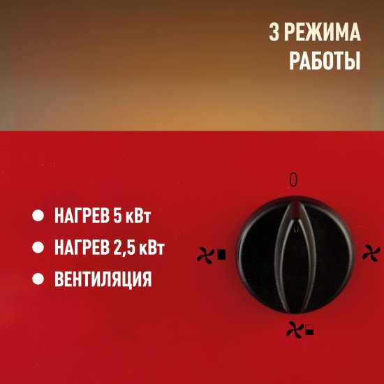 Пушка тепловая электрическая 5 кВт Termatik прямого нагрева (EHG-5R1)