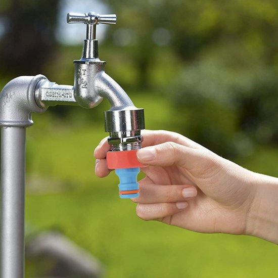 Штуцер 3/4 для соединения шлангов MPF внутренняя резьба пластиковый (ДС.071283)