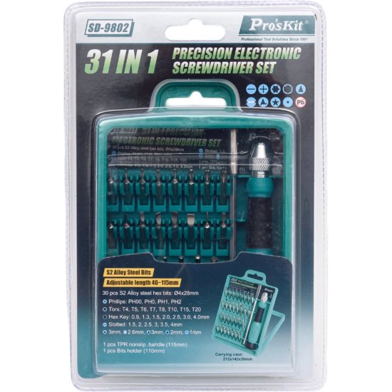Набор отверток Pro'sKit SD-9802