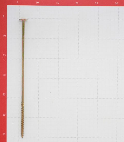 Саморезы по дереву 300x8,0 мм тарельчатая головка конструкционные (50 шт.)