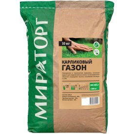 Семена газонной травы Карликовый газон Мираторг 10 кг