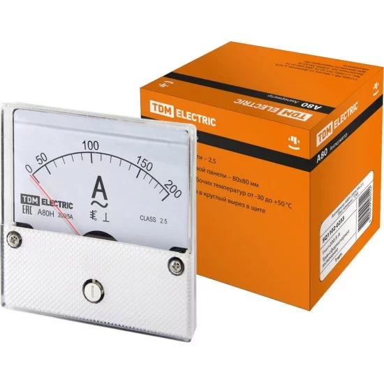 Амперметр TDM ELECTRIC А80Н