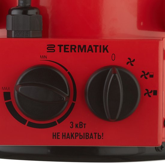 Пушка тепловая электрическая 3 кВт Termatik прямого нагрева (EHG-3R1)