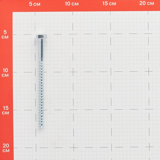 Болт сантехнический 8х120 мм DIN 571 оцинкованный (2 шт.)