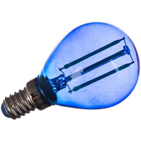Светодиодная лампа Uniel LED-G45-5W/BLUE/E14 GLA02BL