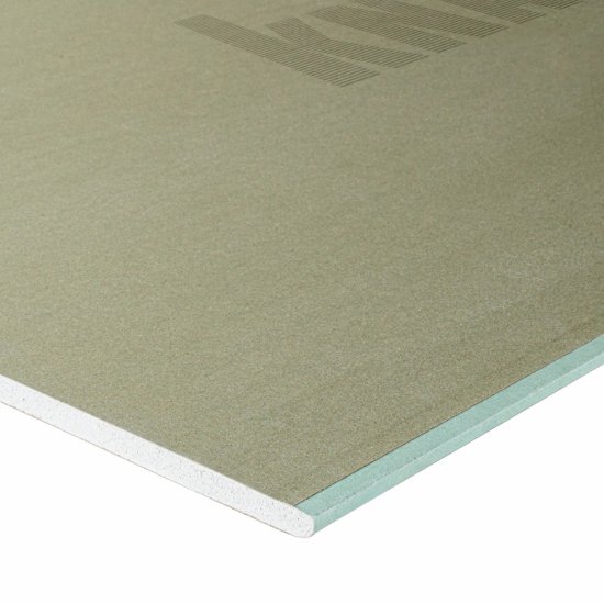 Гипсокартон влагостойкий 9.5 мм Knauf 2500x1200 мм 3 м²