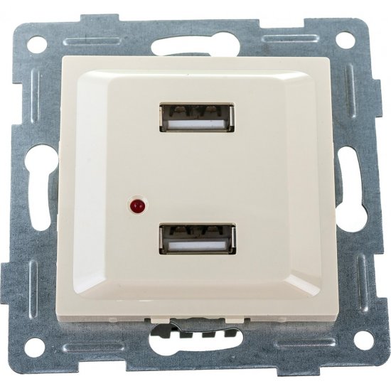 Двойная розетка usb GUSI Electric Ugra