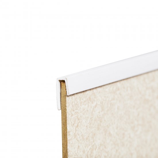 Профиль ПВХ стартовый/финишный 2.44 м для панелей 3 мм цвет белый