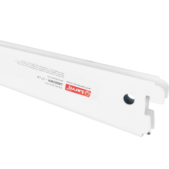 Кронштейн для полок Larvij 27 см нагрузка до 60 кг цвет белый