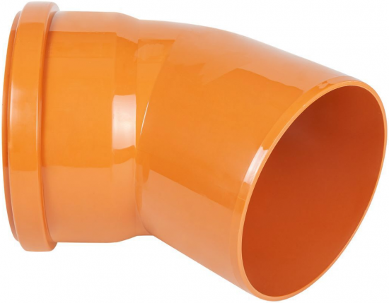 Отвод наружный 45° 110 мм