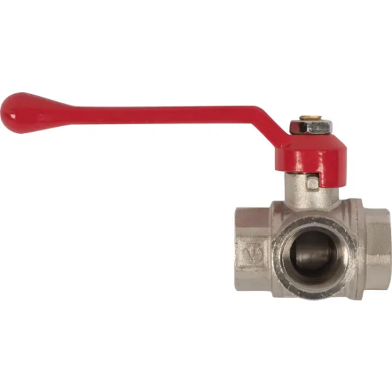 Кран трехходовой Т-образный Valtec DN20 PN40 3/4