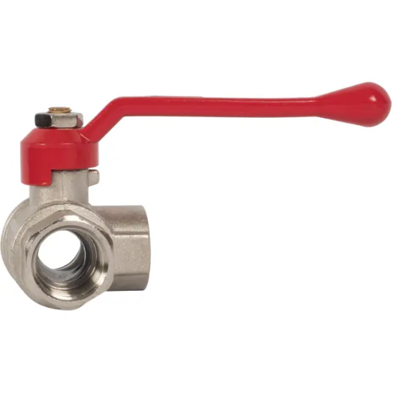 Кран трехходовой Т-образный Valtec DN20 PN40 3/4