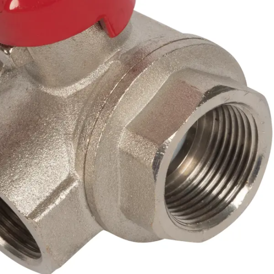 Кран трехходовой Т-образный Valtec DN20 PN40 3/4