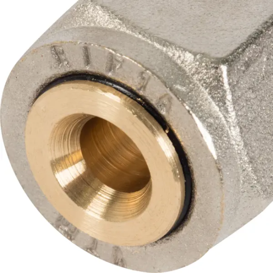 Евроконус для металлопластиковой трубы Valtec 16x2.0 мм латунь VT710