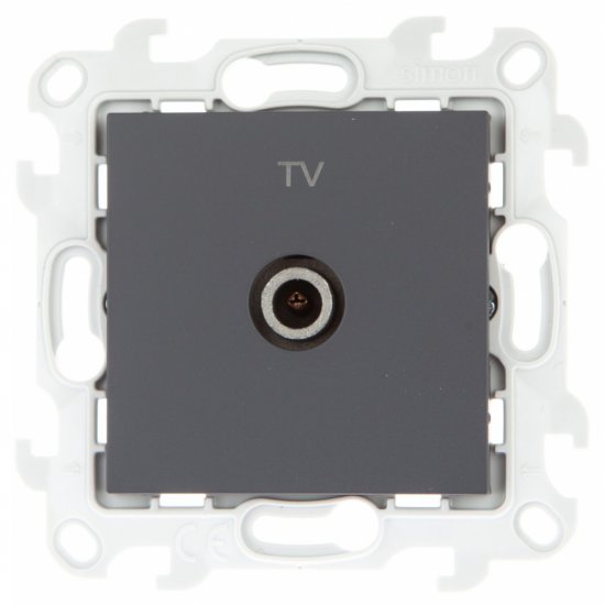 Проходная розетка TV Simon 2410475-038