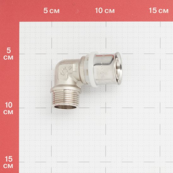 Угол VALTEC 26(пресс) х 3/4 НР(г)