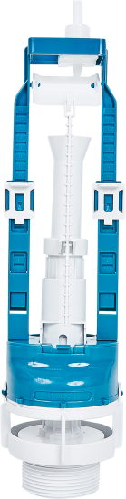 Арматура для бачка сливная/наливная нижнее подключение кнопка хром 1 режим Инкоэр