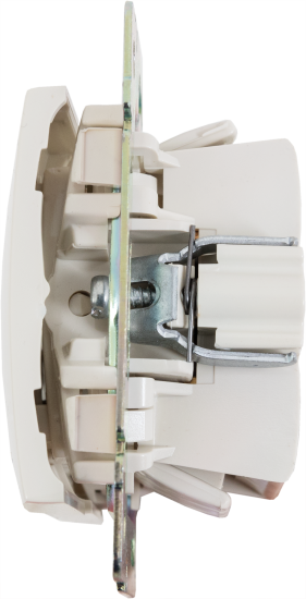 Переключатель двухклавишный - Legrand Valena - 10А 250В схема 6/2 безвинтовые зажимы - слоновая кость