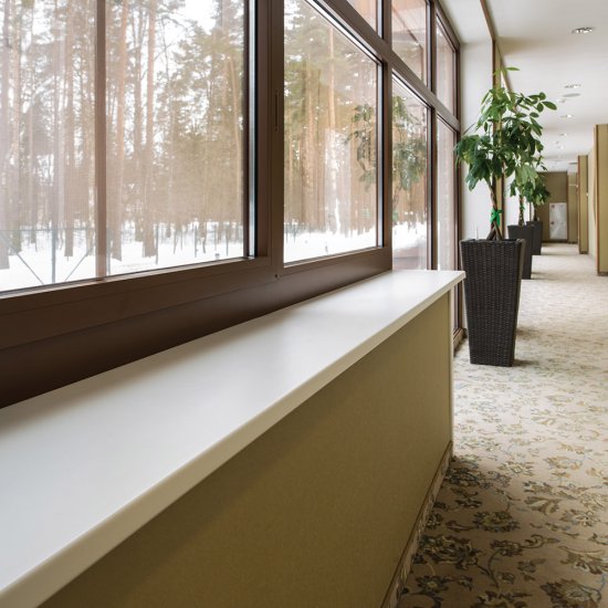 Подоконник ПВХ Moeller LD-S 30 300х2000х22 мм покрытие Elesgo белый матовый