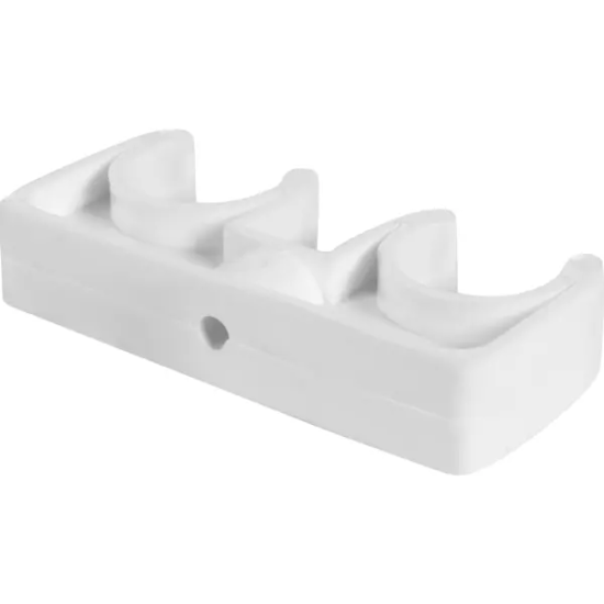 Крепеж двойной, для полипропиленовой трубы, 20 мм