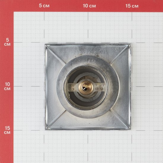 Трап душевой вертикальный Ore D1050VA 100х100 мм d50 мм цельнометаллический