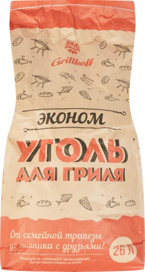 Уголь древесный Grillkoff 3 кг