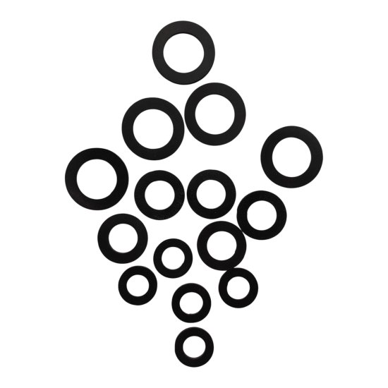 Набор прокладок 12/19/25 мм Boutte, 15 шт.