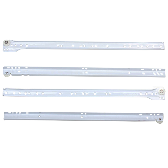 Направляющие роликовые DS01W.1/450, металл, цвет белый