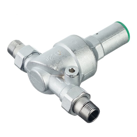 Редуктор давления Far 1/2 НР(ш) мембранный с отверстием под манометр (FA 2810 12)