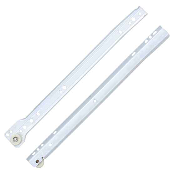 Направляющие роликовые DS01W.1/400, металл, цвет белый