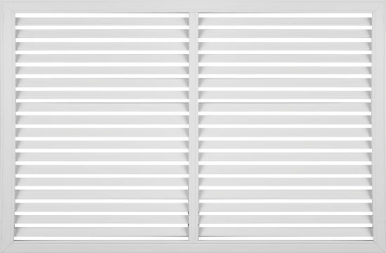 Решётка декоративная 60x90 см цвет белый