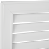 Решётка декоративная 60x90 см цвет белый