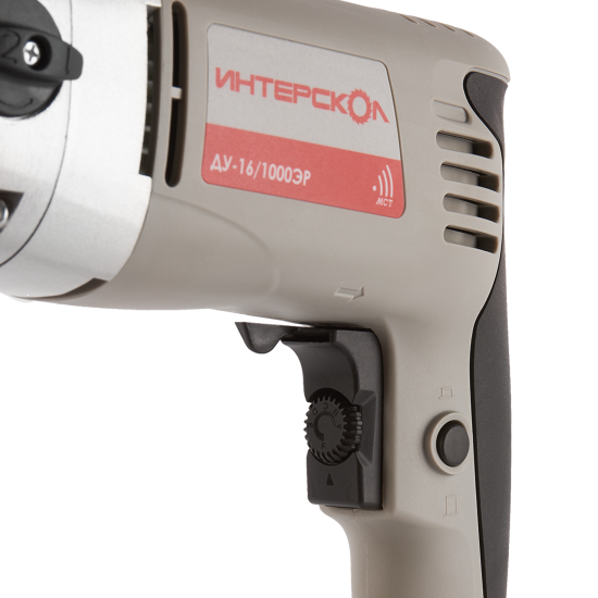 Дрель сетевая ударная Интерскол ДУ-16/1000ЭР, 1000 Вт