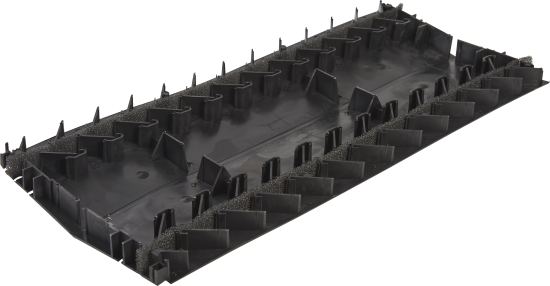 Аэратор коньковый Технониколь для гибкой черепицы 620x285 мм