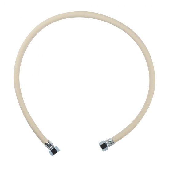 Шланг для газа ПВХ армированный 1/2 ВР(г) х 1/2 ВР(г) 100 см белый