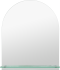 Зеркало для ванной Omega Glass NNKP211М с полкой 50x60 см арка