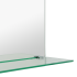 Зеркало для ванной Omega Glass NNKP211М с полкой 50x60 см арка