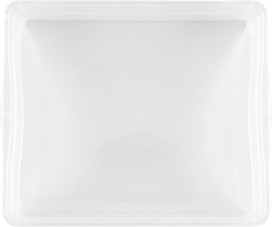 Ящик Кристалл 40x8.5x33.5 см 9 л пластик с крышкой цвет прозрачный