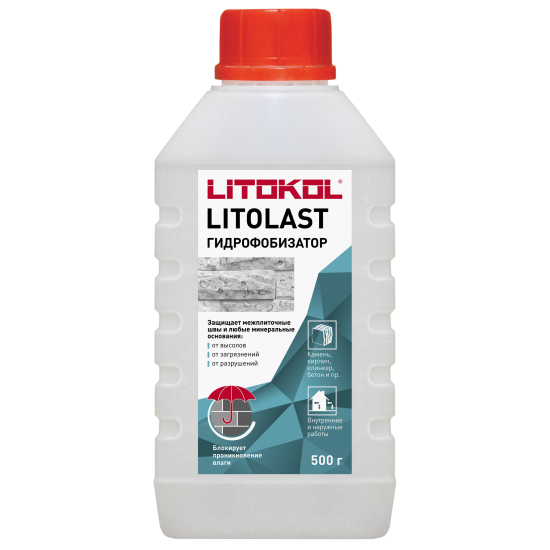 Водоотталкивающая пропитка для швов Litokol Литоласт 0.5 кг