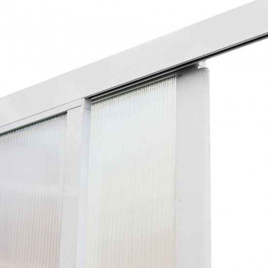 Душевая ширма Metakam квадратная 89x89x177см цвет профиля белый раздвижная стекло 4мм матовое