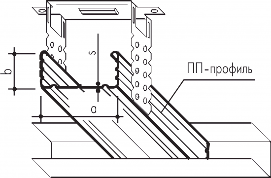 Профиль потолочный (ПП) Knauf 0.6 мм 60x27x3000 мм