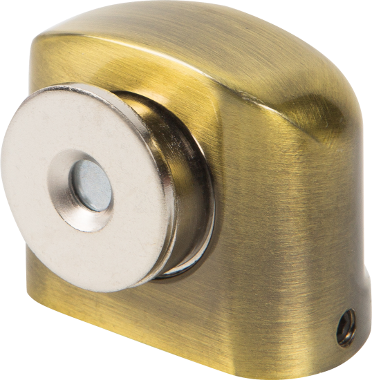 Стопор дверной Apecs DS-2751 с винтовым креплением ЦАМ цвет бронза