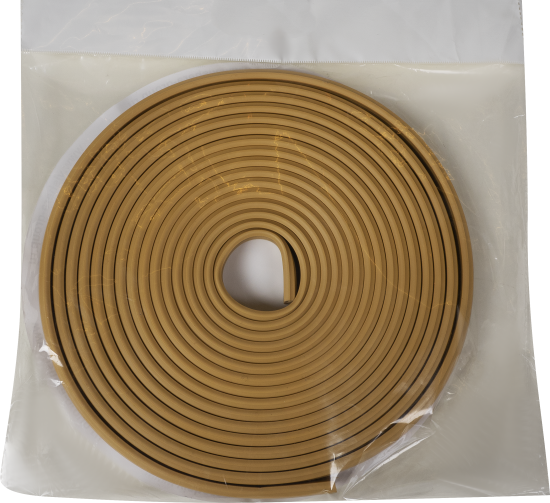 Уплотнитель оконный 5.5 м цвет светлый дуб