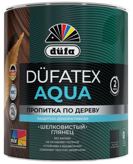 Пропитка для дерева водная прозрачная Dufatex aqua 0.75 л