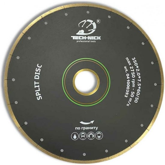 Сплошной алмазный диск по граниту TECH-NICK SPLIT DISC