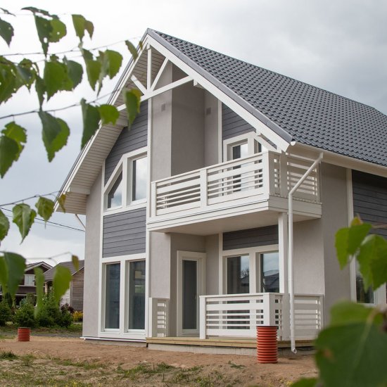 Металлочерепица 1,18х1,15 м 0,5 мм Grand Line Классик графитово-серая RAL 7024 satin