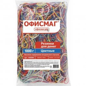 Универсальные банковские резинки ОФИСМАГ 440090