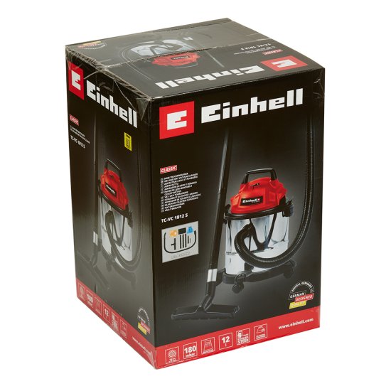 Строительный пылесос Einhell TC-VC 1812 S 1250 Вт 12 л (2342500)