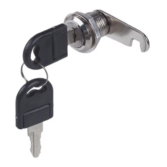 Замок почтовый ML-16.16 мм, ЦАМ/сталь, цвет никель