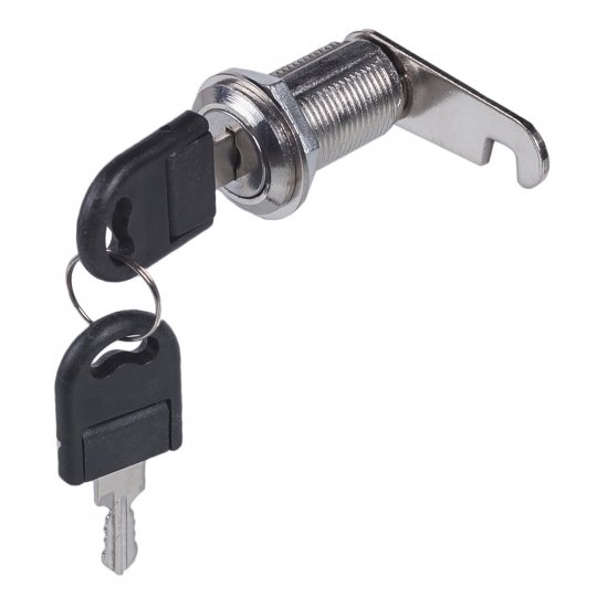 Замок почтовый ML-30.30 мм, ЦАМ/сталь, цвет никель